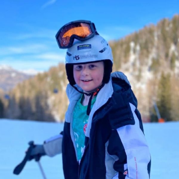 Skiing Boy